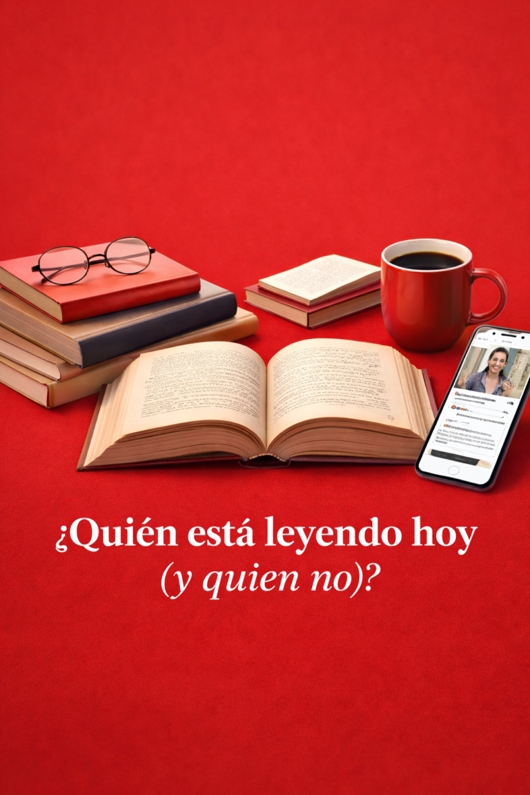 lectura y recomendaciones en rojo